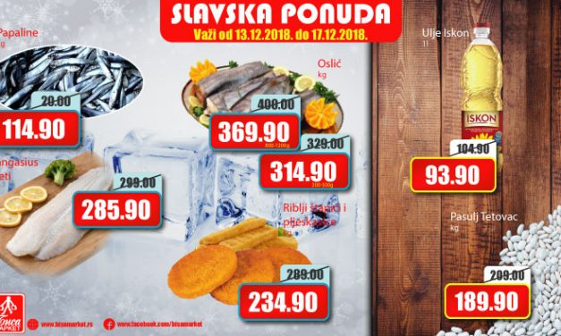 Slavski ponuda decembar 2018