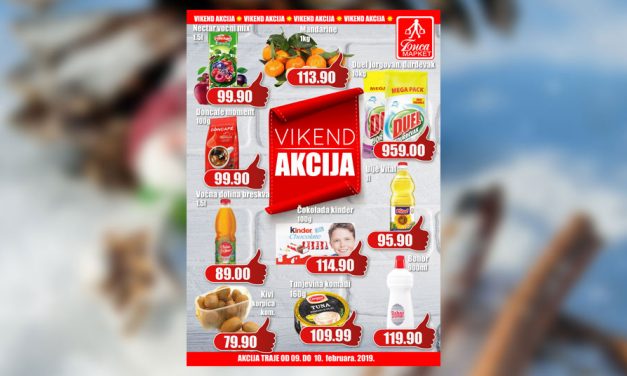 Vikend akcija 9. i 10. februar 2019.